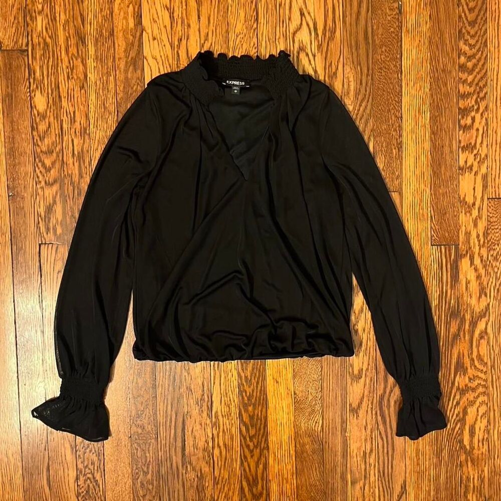 Express Women's Black Blouse